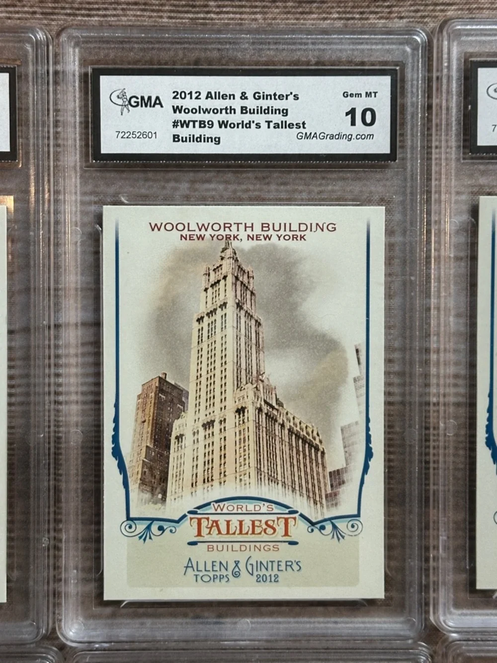 Lot of 8 - 2012 Allen & Ginters World Tallest Buildings - GMA graded Gem MT 10’s - Picture 3 of 9